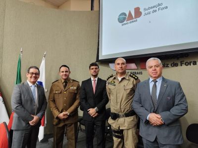 Leia a noticia completa sobre ESA da OAB/JF realiza Seminário sobre a Justiça Militar Estadual