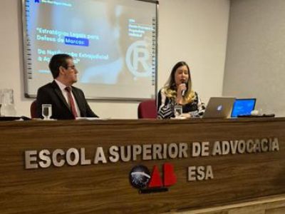 Leia a noticia completa sobre ESA da OAB/JF aborda em evento estratégia legais para defesa de marcas