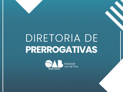 Leia a noticia completa sobre PRERROGATIVAS - Diretoria da OAB/JF garante acesso de advogados a clientes detidos pela PMMG