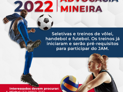 Leia a noticia completa sobre Comissão de Esporte e Lazer da OAB/JF inicia preparação para o JAM 2022